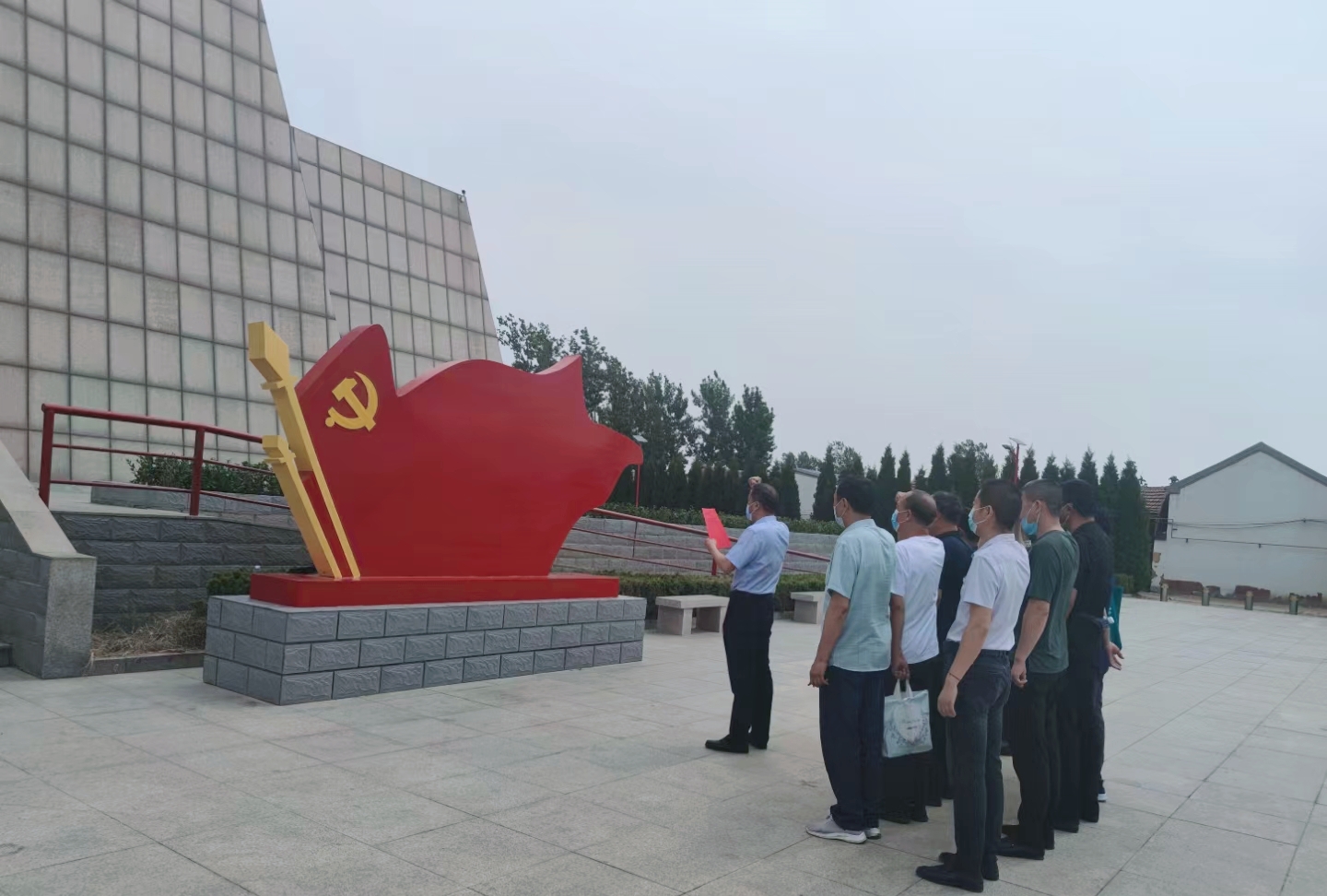 药机党小组参加公司庆祝中国共产党成立100周年活动
